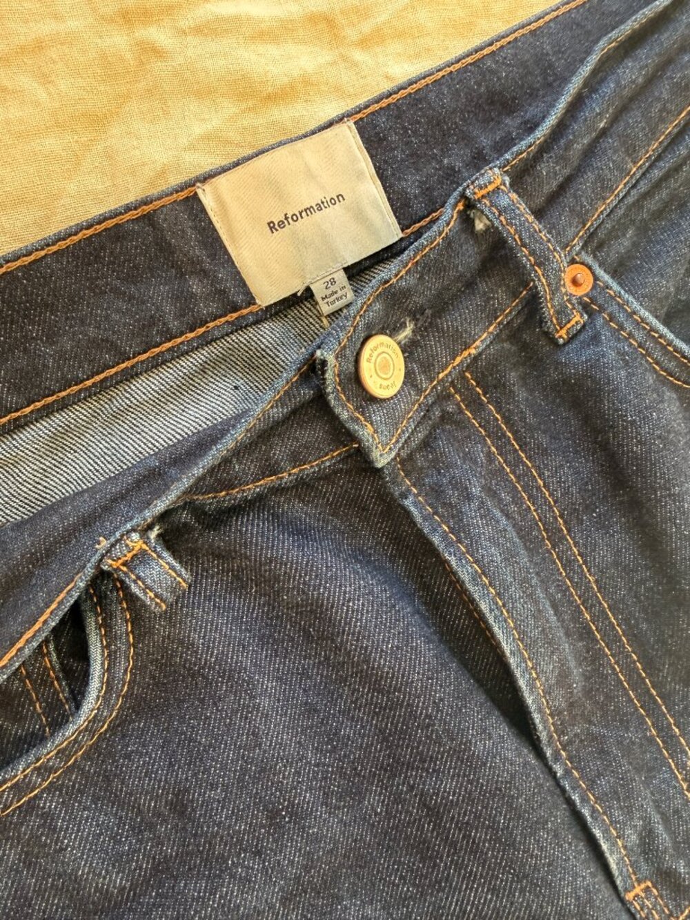 Reformation Cary High Rise Slouchy Wide Leg Jeans - Picture 6 of 6
